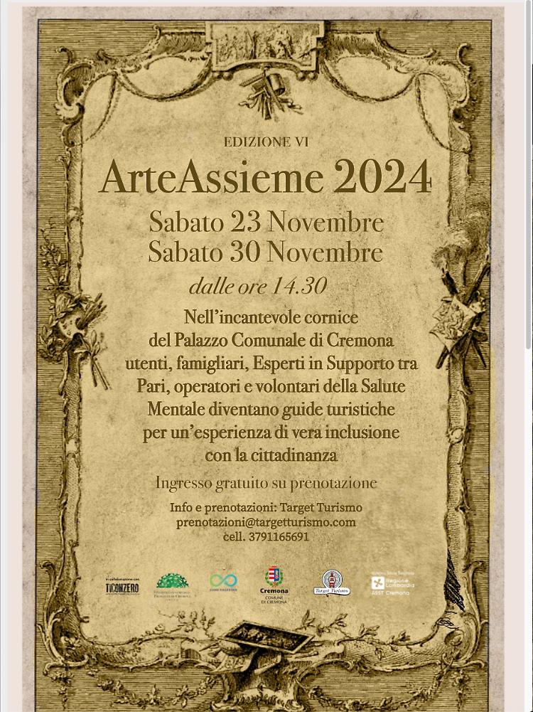 Presentazione di "Arteassieme2024": l'Arte come strumento di inclusione e benessere
