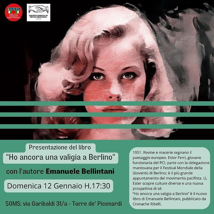Presentazione del libro "Ho ancora una valigia a Berlino" di Emanuele Bellintani