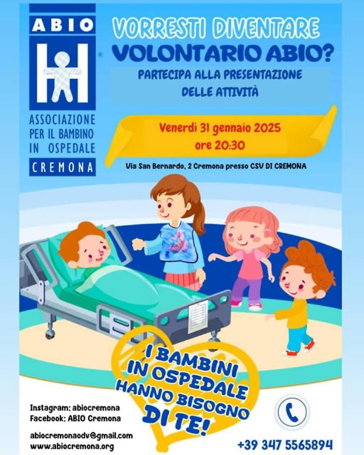 Incontro informativo sulle attività dei volontari ABIO