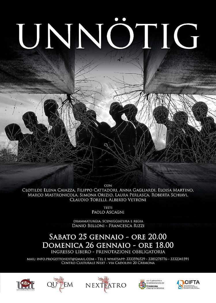 Spettacolo teatrale: «Unnötig»
