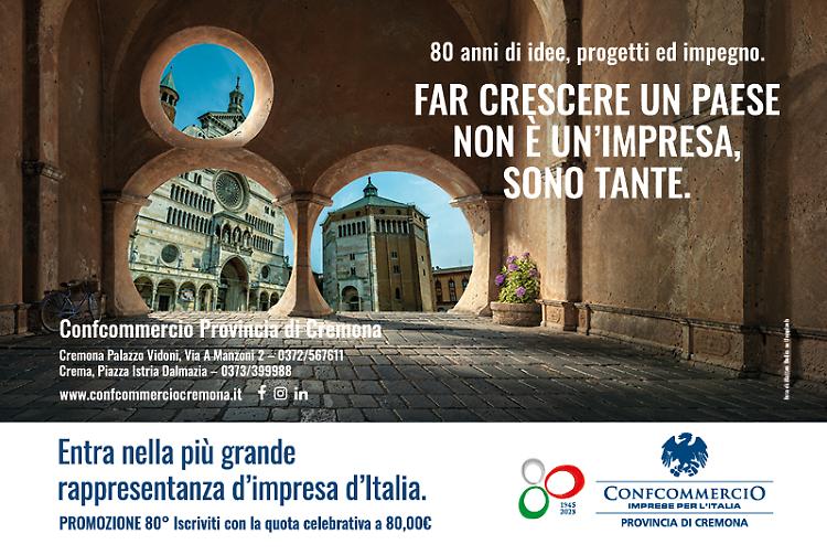 Confcommercio Cremona celebra 80 anni: al via la campagna associativa 2025