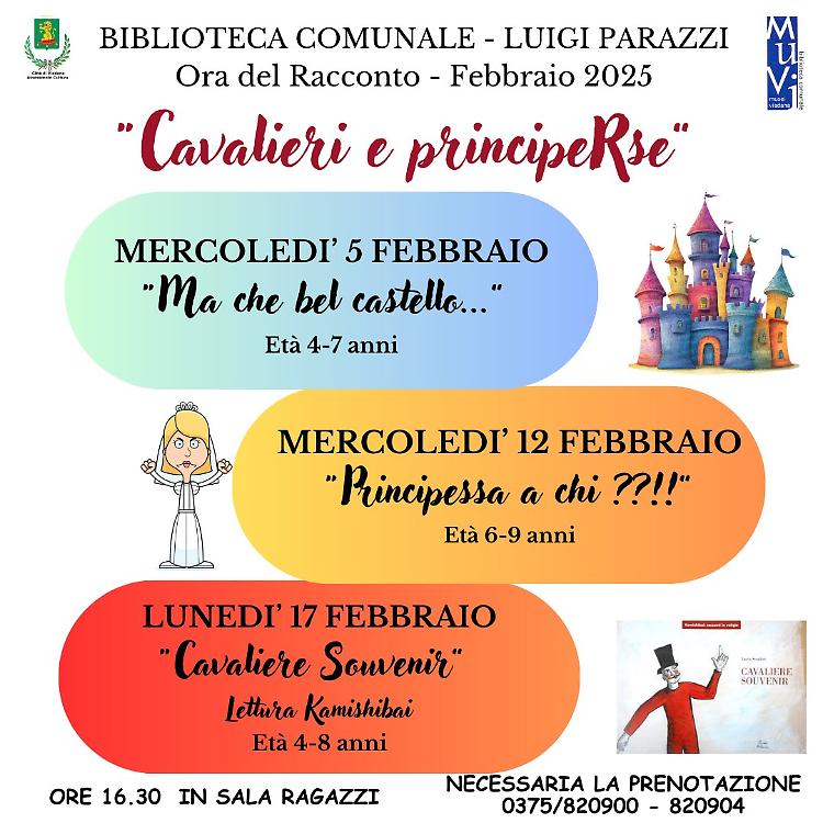 Ora del racconto, incontri per bambini