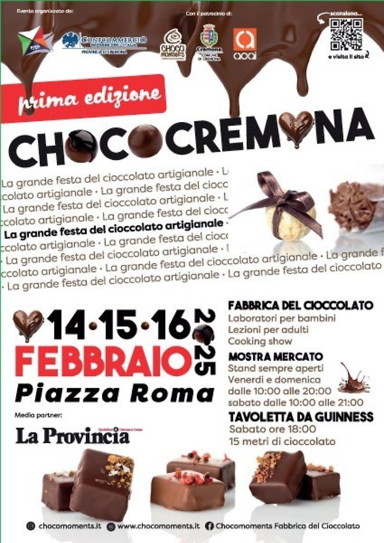 ChocoCremona, la grande festa del cioccolato artigianale