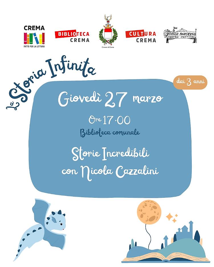 Storie Incredibili: lettura animata con Nicola Cazzalini