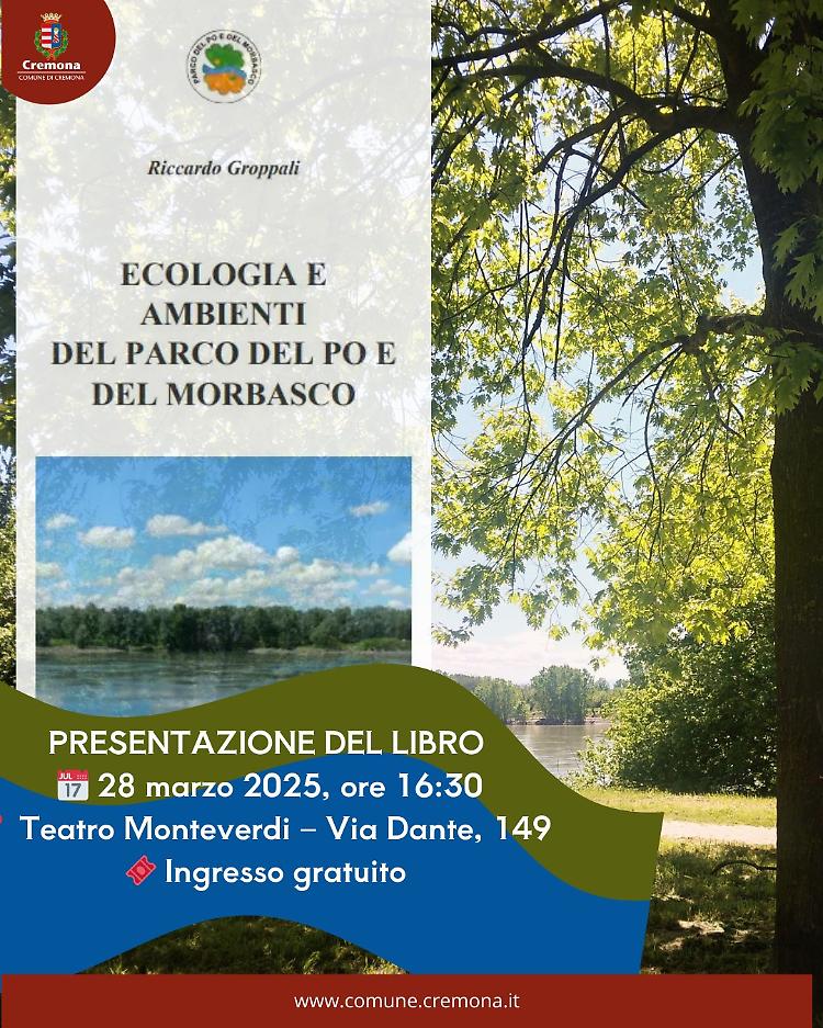 Presentazione del libro "Ecologia e Ambienti del Parco del Po e del Morbasco"