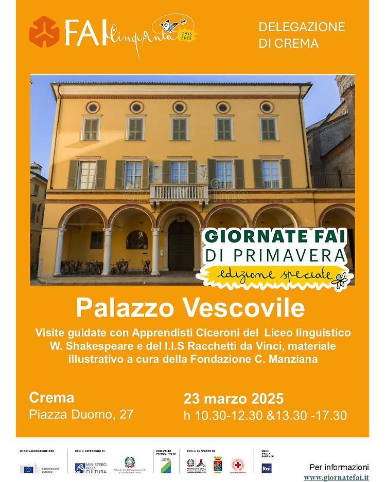 Giornate FAI di Primavera 2025 a Crema