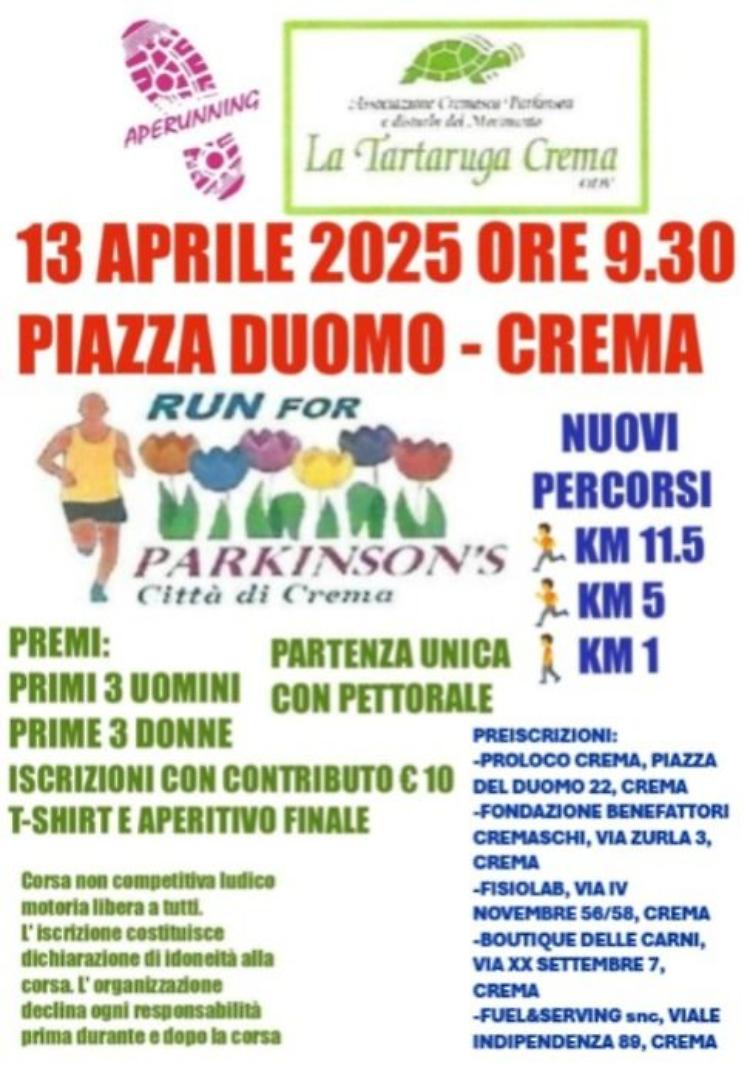 XI Run for Parkinson's 2025 La Tartaruga