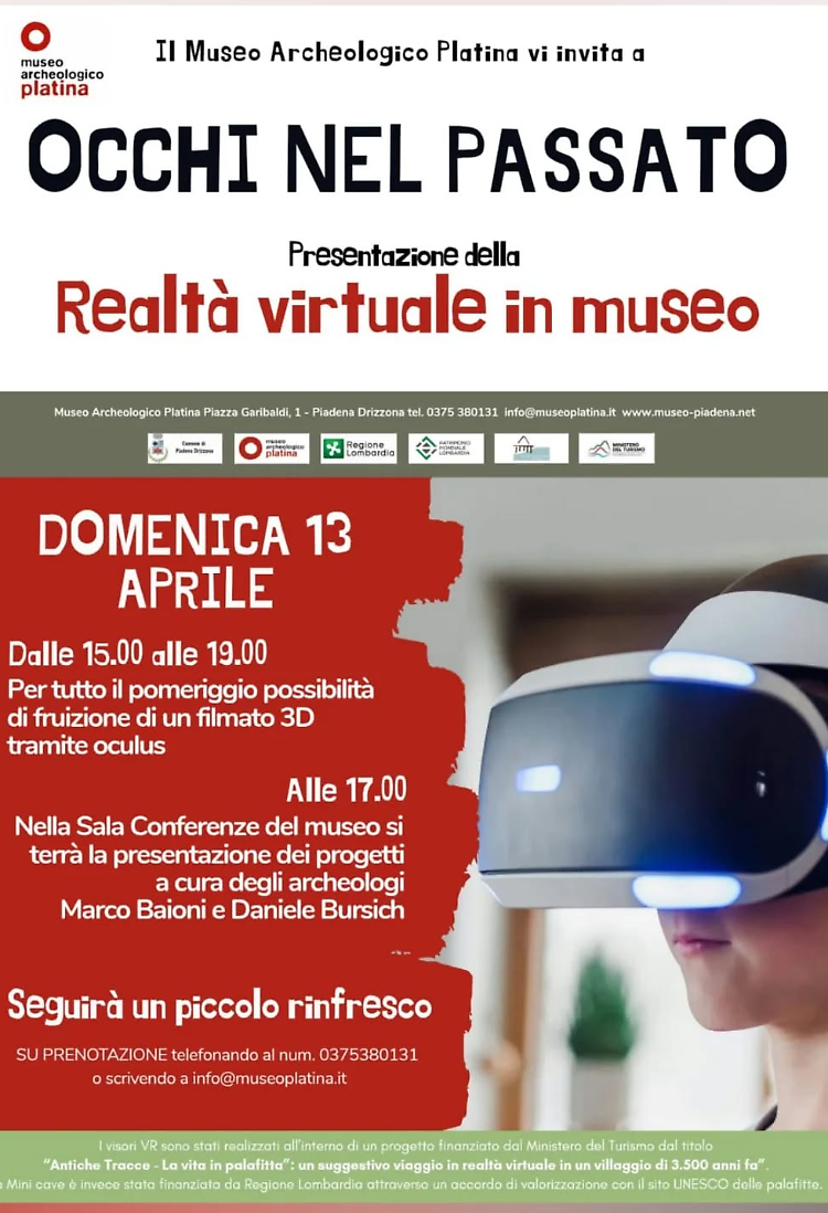 "Occhi nel passato" La realtà virtuale in museo