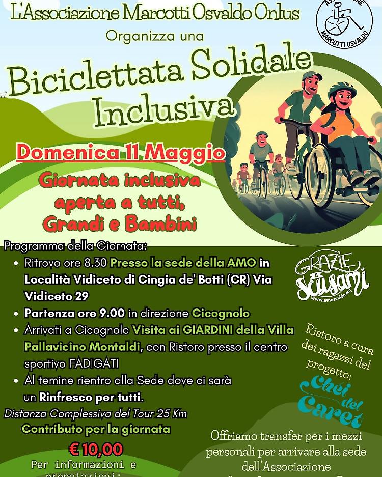 Biciclettata Solidale Inclusiva aperta a tutti
