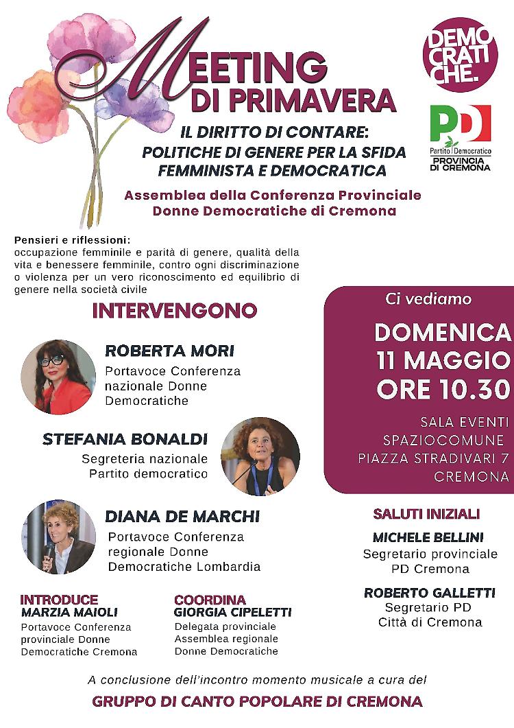 Donne Democratiche Meeting di Primavera