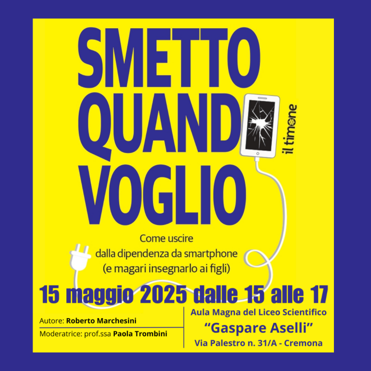 "Smetto quando voglio", incontro sulla dipendenza da smartphone