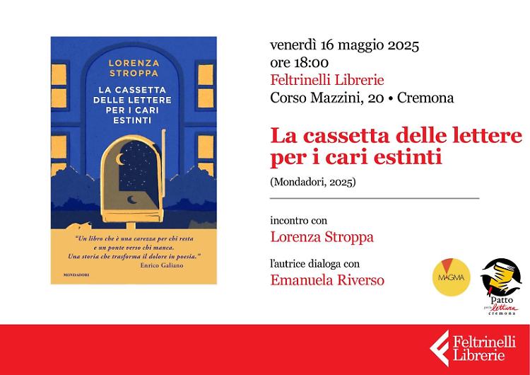 Presentazione del romanzo "La cassetta delle lettere per i cari estinti" 