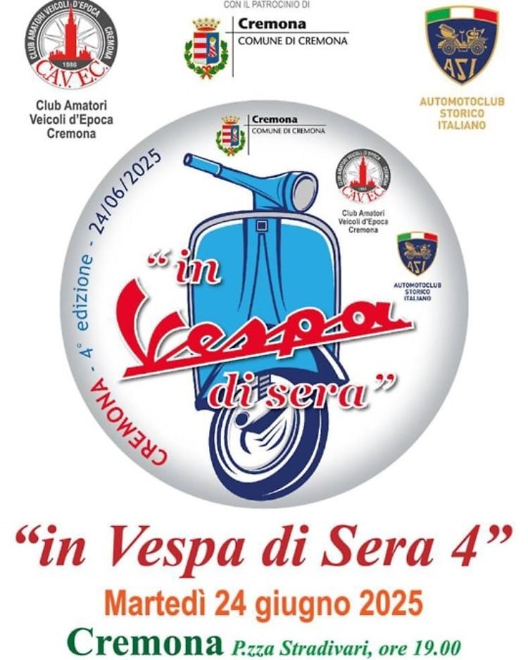"IN VESPA DI SERA 4" 2025