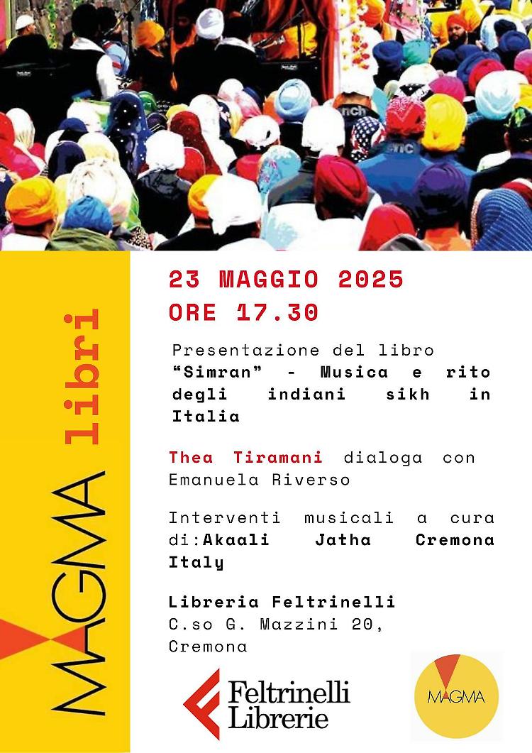 Presentazione del libro SIMRAN. Musica e rito degli indiani sikh in Italia