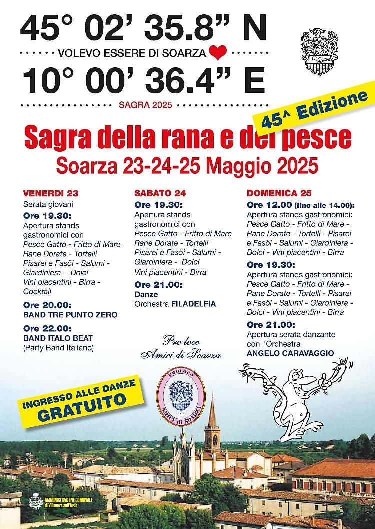 45^ edizione della Sagra della Rana e del Pesce