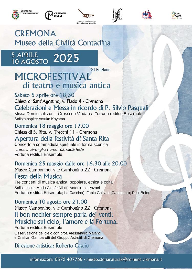 "Festa della musica": tre concerti di musica antica, popolare, etnica e colta