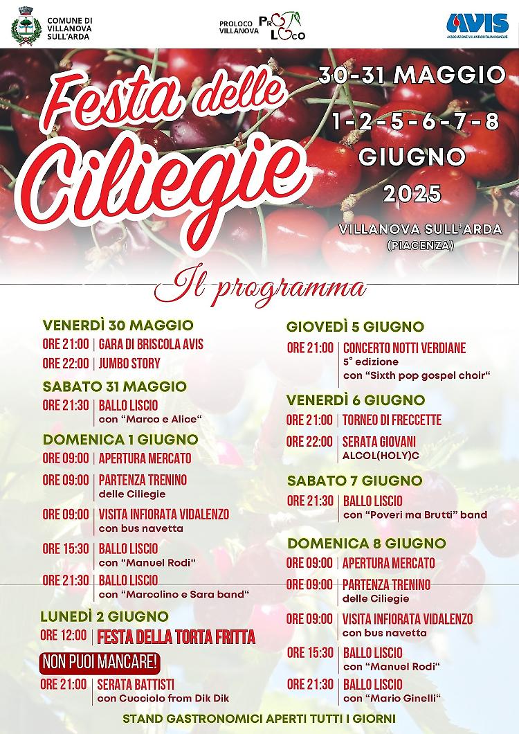 Tradizionale Festa delle Ciliegie!