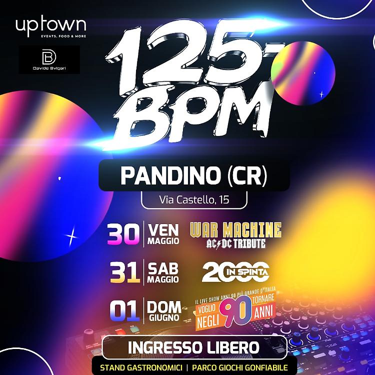 Arriva "125-BPM" il Festival del Divertimento!
