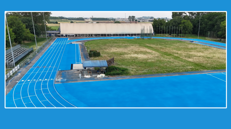 Nuova pista di atletica: finiti i lavori al Campo Scuola