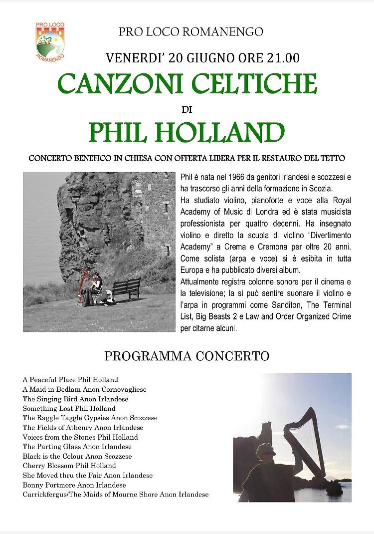 "Canzoni celtiche" di Phil Holland