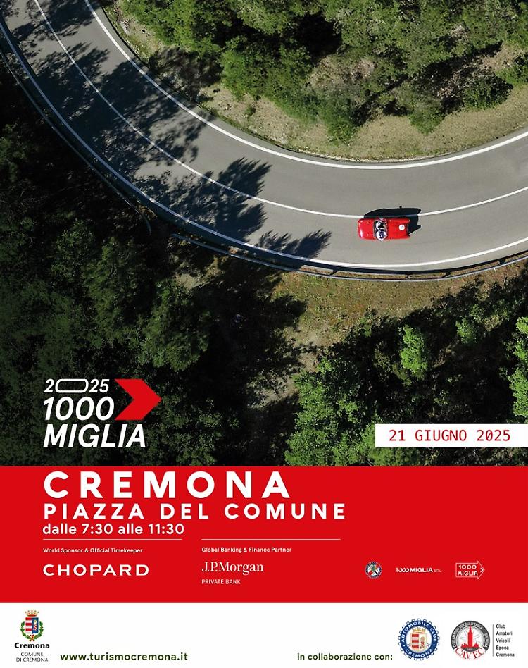 La Mille Miglia torna a Cremona: sabato il passaggio della &ldquo;Freccia Rossa&rdquo; tra motori e memoria