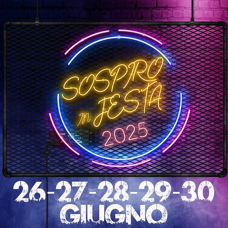 Sospiro in festa 2025: 5 serate di divertimento!