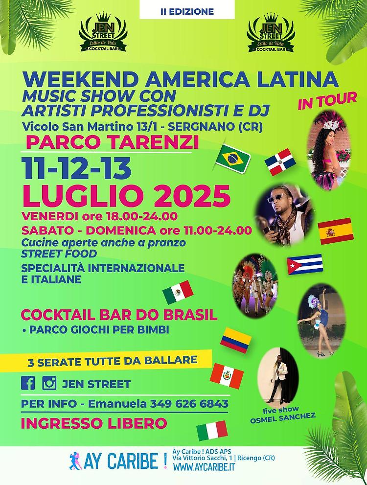 Weekend America Latina in Tour
