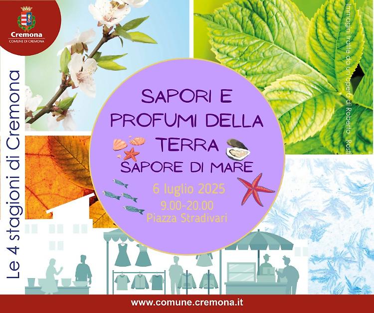 Sapori e profumi della terra... e di mare: mercatino di prodotti tipici