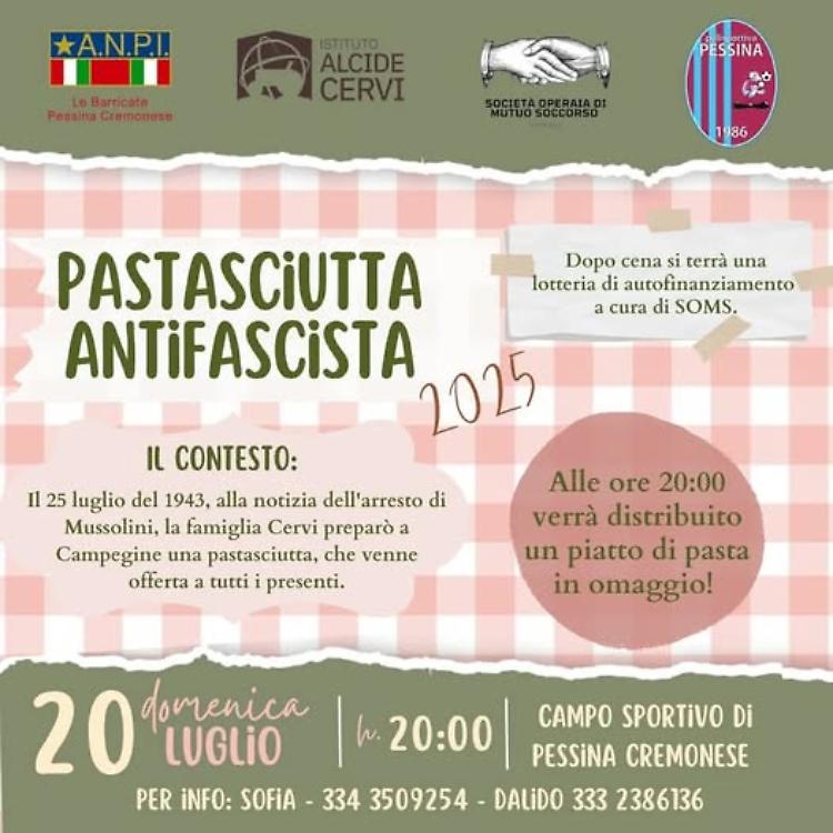 Pastasciutta Antifascista 2025