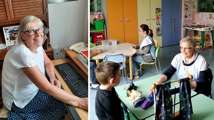 La volontaria che apre la porta del suo cuore