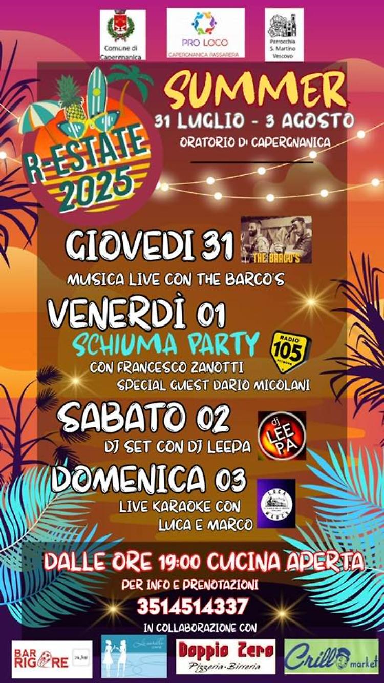 R-Estate 2025: musica e divertimento