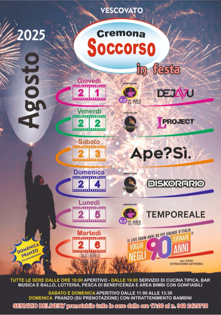 Cremona Soccorso in Festa 2025