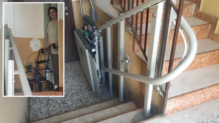 &laquo;Ho la sclerosi multipla, non posso fare le scale&raquo;
