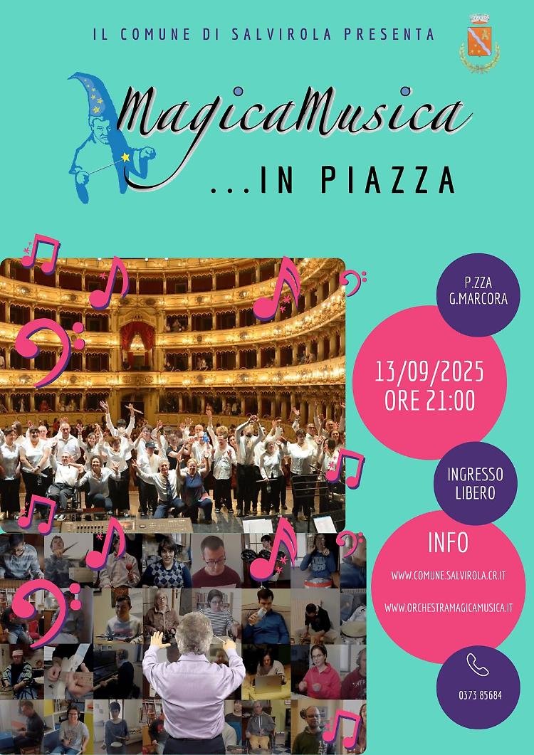 Inaugurazione della piazza con l’Orchestra MagicaMusica 