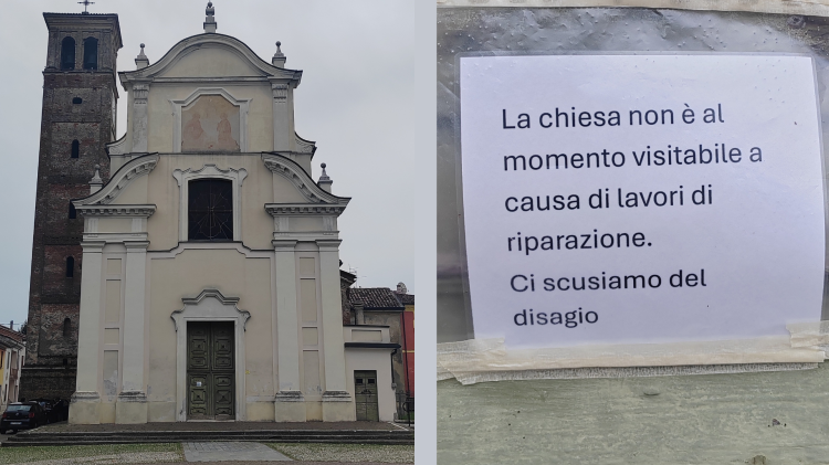 Il piccolo gioiello del borgo resta chiuso