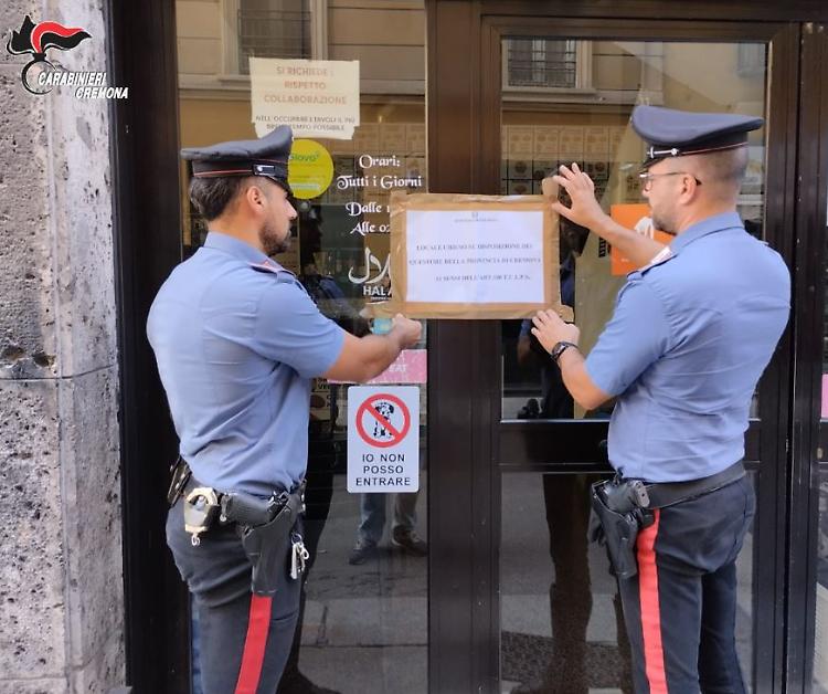 Locale del centro chiuso per una settimana su ordine del Questore