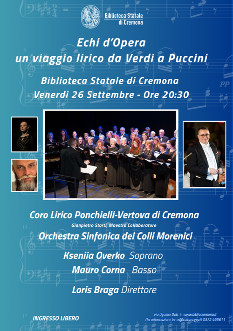 Concerto del Coro Lirico "Ponchielli-Vertova" 