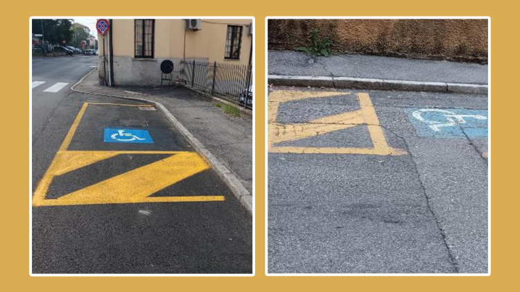 Disabili: «Stalli ridipinti, ma mancano gli scivoli»