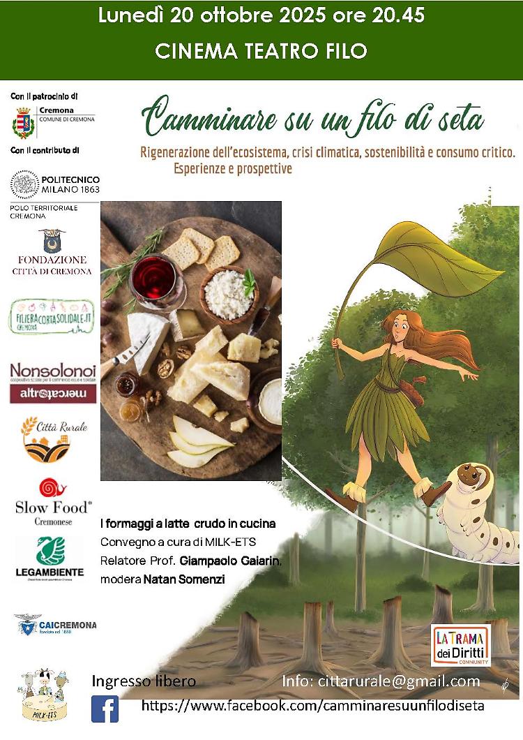Convegno: I formaggi a latte crudo in cucina