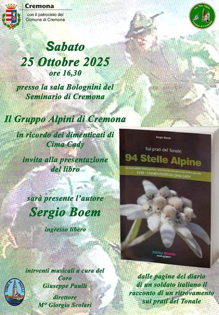"94 stelle alpine" presentazione del libro con l'autore Sergio Boem