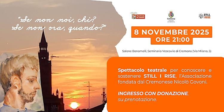 Spettacolo “Se non noi, chi? Se non ora, quando?”