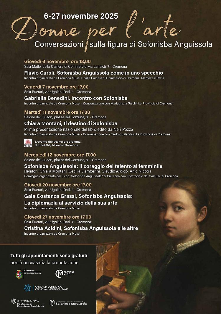 Convegno "Sofonisba Anguissola: il coraggio del talento al femminile"
