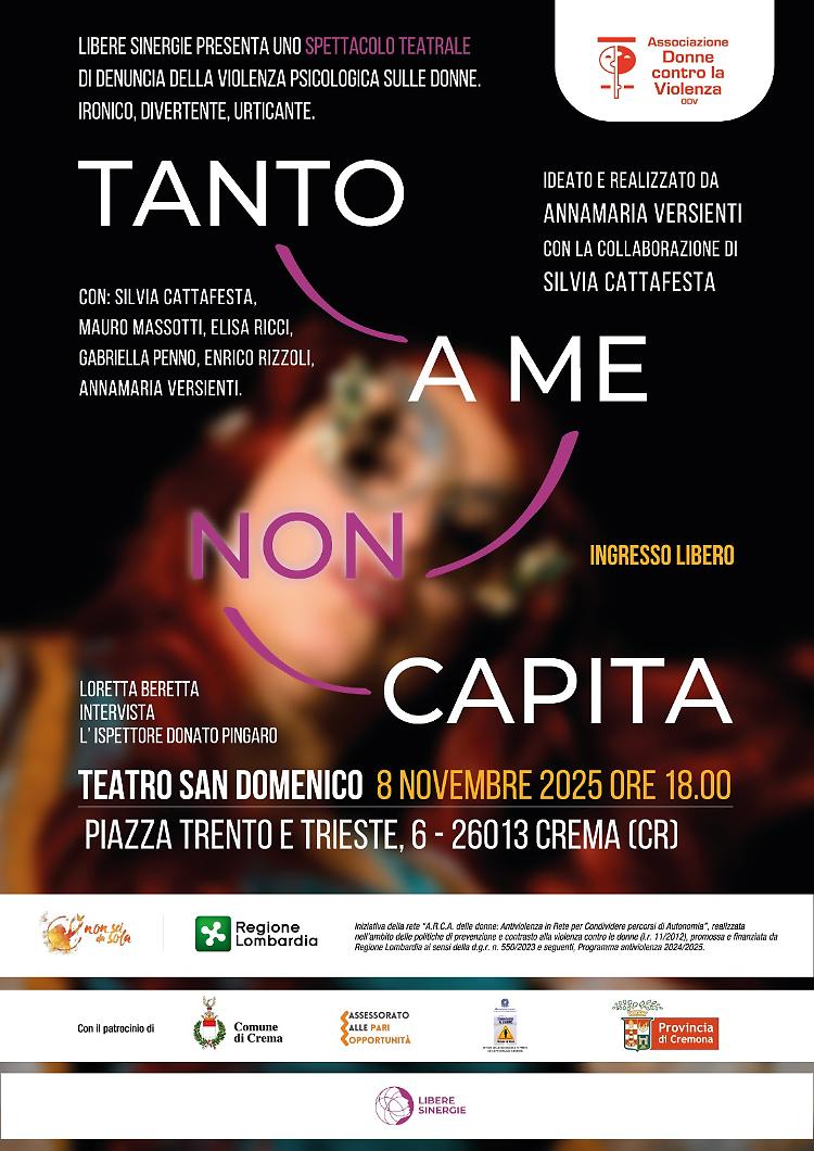"Tanto a me non capita" Pièce teatrale