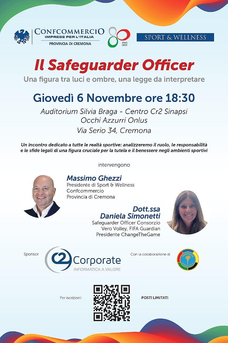 Evento Safeguarder Officer – Tutela e Benessere nello Sport