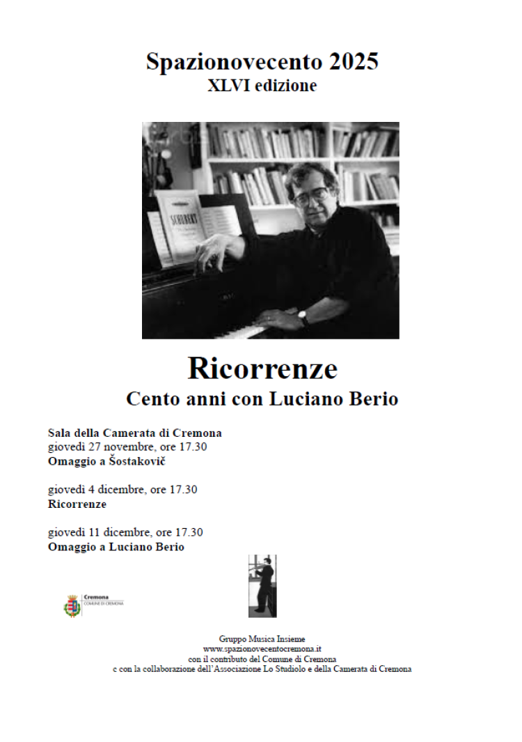 Frano Luf e Leonardo Zunica: omaggio a Šostakovič