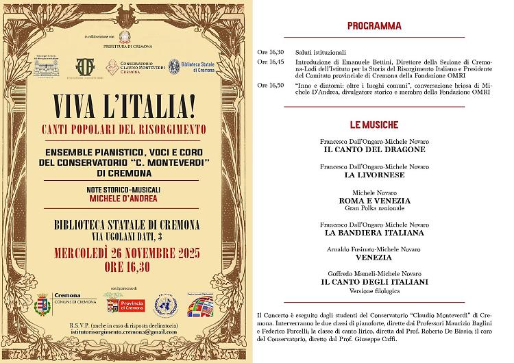 Viva l'Italia! "Inno e dintorni: oltre i luoghi comuni"