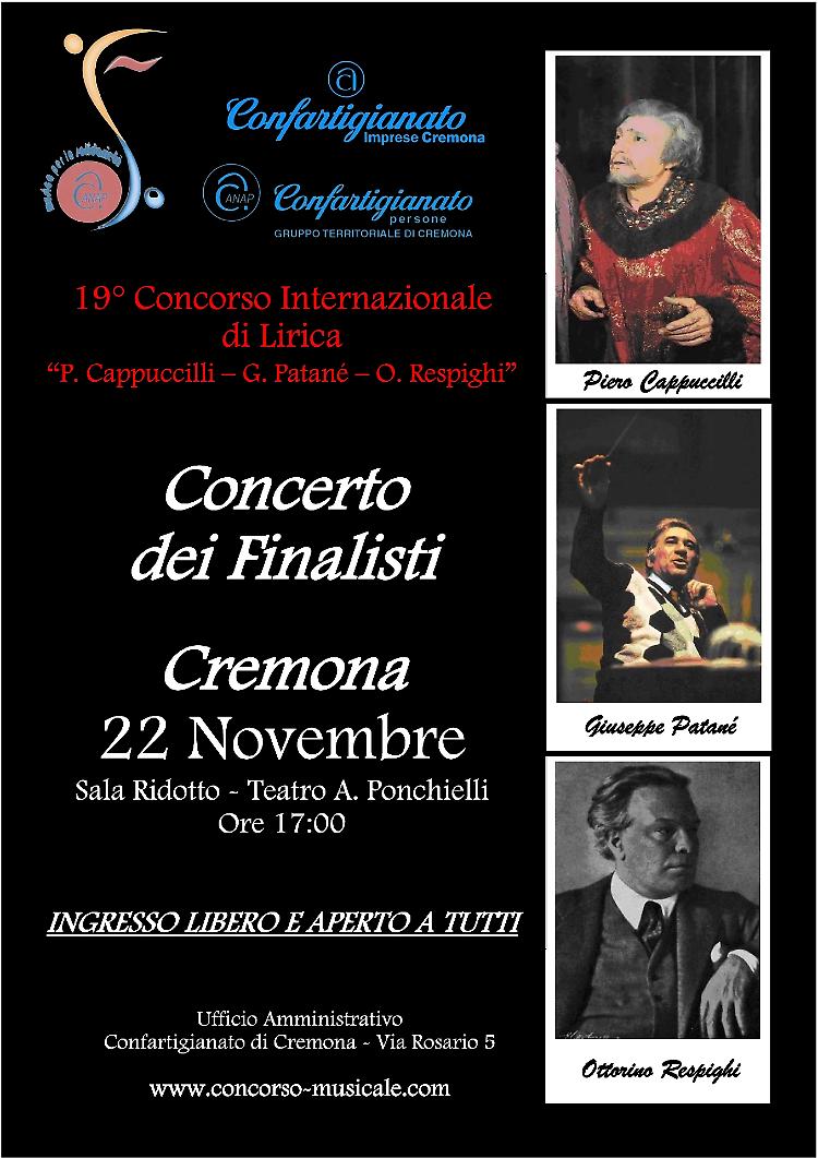 Concerto dei finalisti del Concorso Internazionale di Lirica