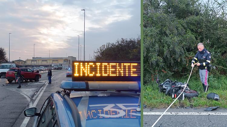 Schianto tra suv e moto, giovane centauro finisce in ospedale