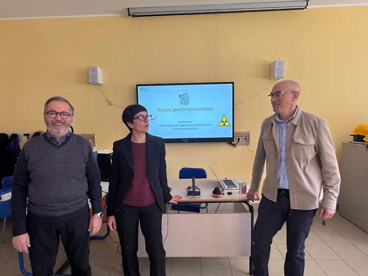 Gas Randon e pericoli: lezione di Ats Val Padana e CRR al Pacioli