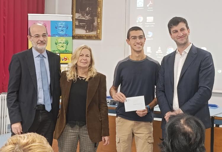 Premio Gjika a Gandaglia, studente dell'Aselli